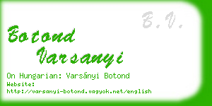 botond varsanyi business card